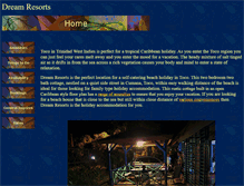 Tablet Screenshot of dreamresortstrinidad.com